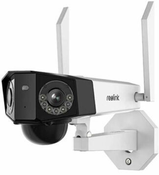Camera supraveghere IP 4G Reolink Duo Series, 8MP, IR 30m, Dual Lens, microfon si difuzor, lumina alba, baterie 10400mAh, microSD 128GB, G750