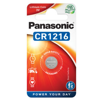 Baterie Litiu Panasonic  3V CR1216 25mAh, Dimensiuni 12 x 1.6 mm Blister 1, A0061388 [1]