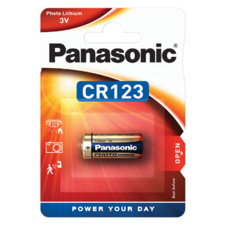 Baterie Litiu Panasonic  3V CR123A 1550mAh, Dimensiuni 16.8 x 34.55 mm Blister 1, BA081395 [1]