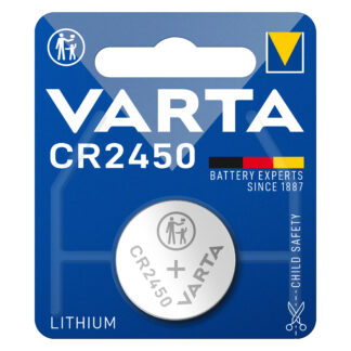 Baterie Litiu 3V CR2450 570mAh, Dimensiuni 24 x 50 mm Varta Blister 1, BA082144 [1]