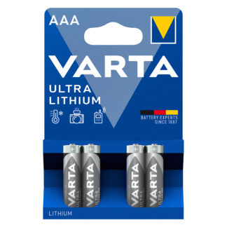 Baterie Litiu Varta 1.5V AAA R3, Dimensiuni 10.5 x 44.5 mm Blister 4, A0115447