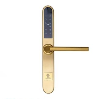 Yala smart PARIS GOLD cu Bluetooth, WiFi, PIN, RFID si cheie  incuietoare inteligenta pentru cazari si proprietati premium, SMP-PARIS-1TT-GL [1]