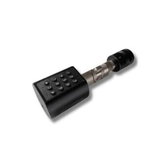 Yala Cilindru Smart PORTLAND 65 Black cu Cod PIN, Card RFID, Bluetooth, WiFi si Cheie, SMP-PORTLAND-65MM-BL [1]