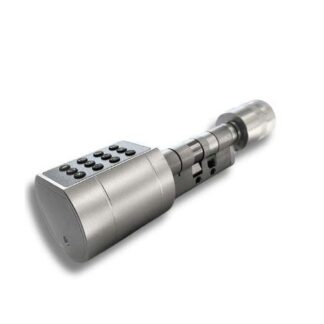 Yala Cilindru Smart PORTLAND 65 Silver cu Cod PIN, Card RFID, Bluetooth, WiFi si Cheie, SMP-PORTLAND-65MM-SI [1]