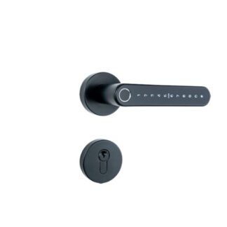 Clanta Smart SYDNEY Black cu Amprenta, Cod PIN, Card RFID, Bluetooth si WiFi, SMP-SYDNEY-BL [1]