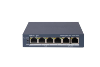 Switch PoE smart managed Hikvision 4 porturi Gigabit PoE 45W 2x RJ45 Gigabit VLAN PoE Watchdog DS-3E1506P-EI-M [1]