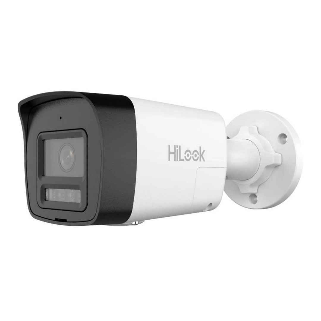 Camera IP exterior HiLook 4MP Smart Hybrid Light 20m microfon difuzor PoE IP67 microSD IPC-B140HA-LUFC-SL [1]