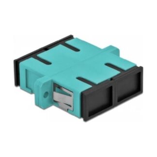Adaptor fibra optica PXW SC-SC duplex multimode OM3 10G aqua AD-SC-SC-DX-10G [1]