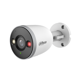 Camera de supraveghere WiFi de exterior Dahua DH‑F3D‑IL, 3MP 2304×1296, WiFi 6, Iluminare Duală inteligentă 30 m, Detecție AI persoane și vehicule, Microfon integrat, H.265, Bluetooth pentru instalare rapidă, Slot microSD, Carcasă metalică, IP67