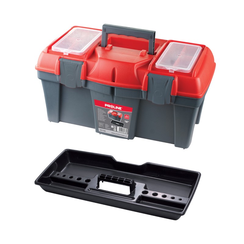 Cutie scule PPR 18” cu organizatoare și tavă detașabilă, 35738 - imagine 2