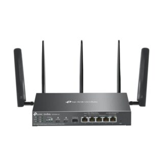 Router VPN 4G+ TP-Link Omada, AX3000 WiFi 6 Dual-Band, Cat6 LTE 300Mbps, 4 porturi PoE+, Dual SIM, SFP Gigabit, ER706WP-4G [1]
