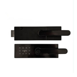 Yala Smart pentru Usa de Sticla, cu Amprenta, PIN, Card RFID, Bluetooth, WiFi si Cheie, SMP-GLASGOW-BL [1]
