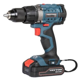 Masina de insurubat cu acumulator TRYTON, Li-Ion 20V, 2 acumulatori 2.0Ah, cuplu 45Nm, 2 viteze, TCV20L2