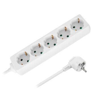 Prelungitor Rebel,  5 prize fara intrerupator 3x1.5mm 5m, URZ3575-5 [1]