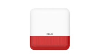 Sirena alarma wireless exterior HiLook, 110 dB, 868 MHz, raza 1600 m, rosie, IP65, ALARM-S201-E-WE Red [1]