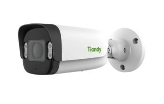 Camera IP exterior Tiandy 8MP Color Maker Dual Light IR 80m LED alb 15m lentila varifocala 2.7-13.5mm microfon PoE IP67 microSD AI TC-C38US-3LHA-27135