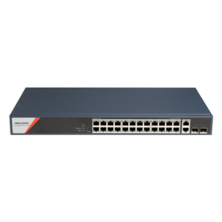 Switch L2, 24 x RJ45 1G PoE, 2 x SFP 1G, 2 x RJ45 1G, Management - HIKVISION DS-3E1528HP-SI-24P2T2F [1]