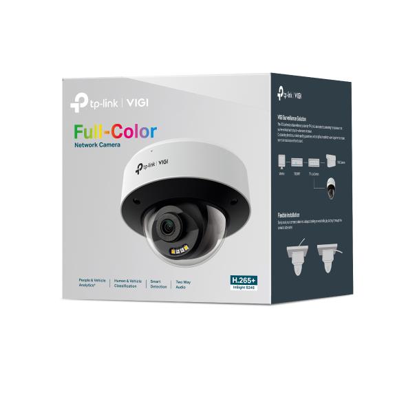 Camera supraveghere IP bullet exterior VIGI InSight S245, 4MP, lentila 4mm, Dual Light 50m, detectare persoane si vehicule, microfon, microSD 512GB, PoE, ONVIF, IP67, INSIGHT S245(2.8MM) - imagine 2