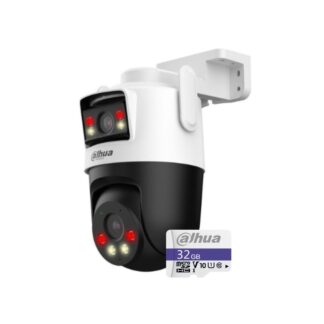 Camera de supraveghere WiFi de exterior Dahua Picoo Dual P5D‑5F‑PV + Card 32GB, Pan/Tilt 360, WiFi 6, 5+5MP, Dual 2880×1620, Iluminare Duala inteligenta, Detectie AI persoane/vehicule, Detectie inteligenta, Urmarire automata, Linkage Tracking, Alarma [1]