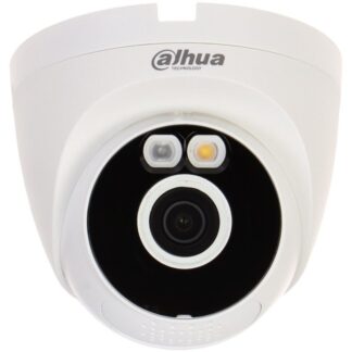 Camera supraveghere Dome IP WiFi 6 cu iluminare duala Dahua T5A-PV-0280B, 5 MP, 2.8 mm, IR/lumina calda 30 m, Bluetooth, microfon si difuzor, alarma, slot card [1]