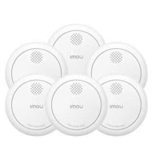 Kit 6 detectoare fum inteligente Imou ZSM1 Zigbee EN14604 alarma 85dB notificari aplicatie ZSM1 Kit-EU-6 [1]