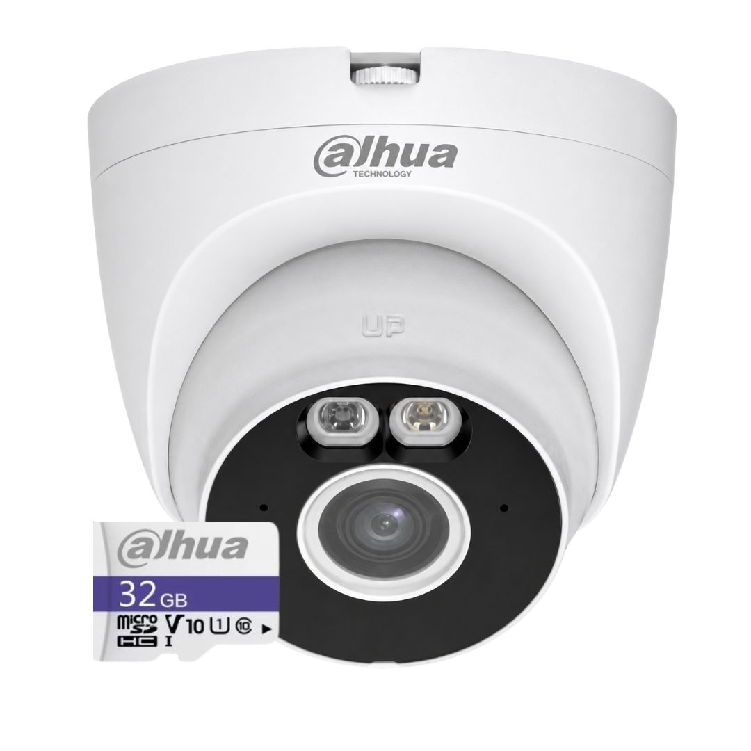 Kit supraveghere Dahua, Wi-Fi 6 , 5MP, 2.8mm, iluminare duala, microfon, functii AI, Bluetooth, Card Micro SD 32GB [1]