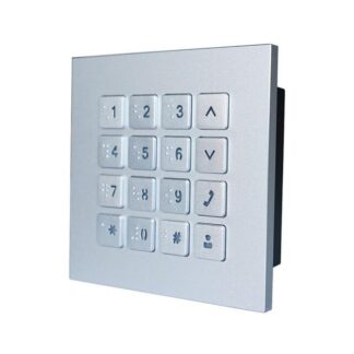 Modul tastatura acces Dahua, pentru videointerfon modular VTO4202F, taste mecanice iluminate, carcasa aluminiu, IP65, IK07, VTO4202F-MK [1]