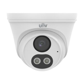 Camera IP turret UNV, 8MP, ColorHunter, Smart Dual Light, IR 30m, lumina calda 30m, lentila 2.8mm, microfon, detectie persoane si vehicule, PoE, slot MicroSD, IPC3618LB-ADF28K-DL [1]