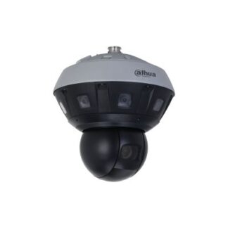 Camera IP panoramica PTZ Dahua, 32MP + 8MP, WizMind, panorama 360, IR si laser 500m, lentila 2.8mm, zoom optic 45x, Smart Tracking, slot MicroSD, IP66, PSDW83242M-A360-D845L-S3 [1]