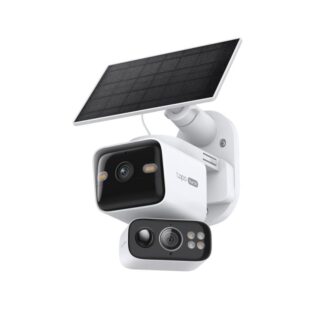 Camera IP Wi-Fi exterior Tapo, 2K 3MP + 2K 3MP, dual-lens Pan/Tilt, IR 10m si Color Night Vision, microfon si difuzor, sirena, microSD 512GB, baterie si panou solar, IP65, Tapo C645D KIT [1]