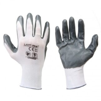 Manusi nitril Lahti PRO L220310K, marimea 10/XL, cu nailon, acoperire din nitril si mansete elastice