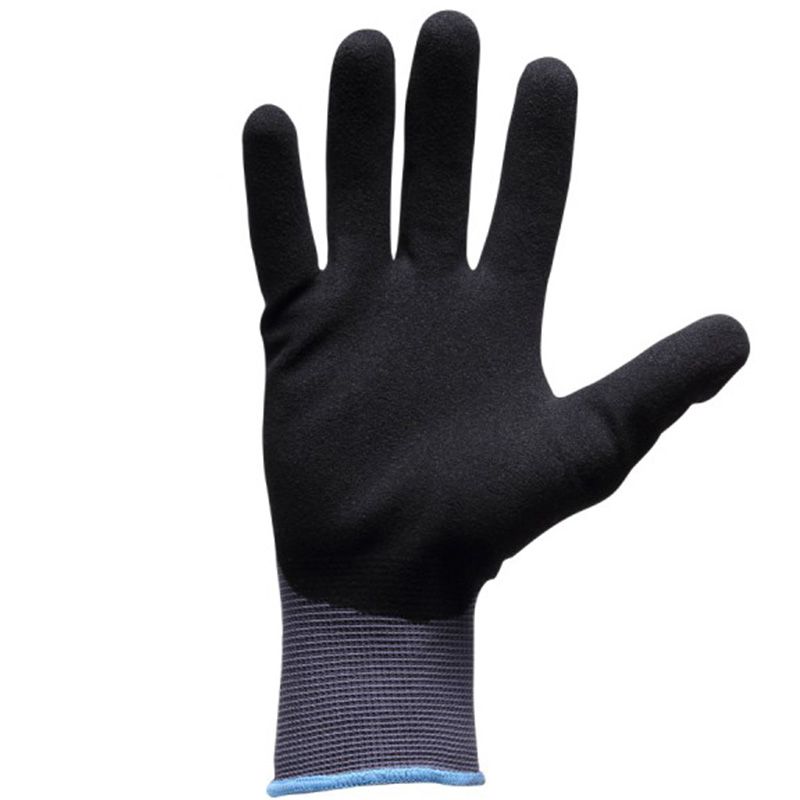 Manusi nitril Lahti PRO L220610K, marimea 10/XL, cu poliester-poliamida, palma acoperita cu nitril texturat - imagine 2
