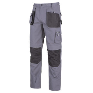 Pantaloni de lucru grosi premium Lahti PRO L4052950, marimea M, cu 9 buzunare, intarituri 600D si talie ajustabila [1]