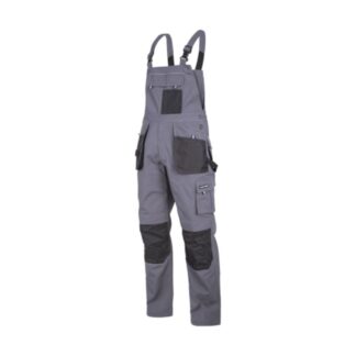 Salopeta de lucru groasa premium Lahti PRO L4061650, marimea M, cu 11 buzunare, bretele ajustabile si intarituri 600D