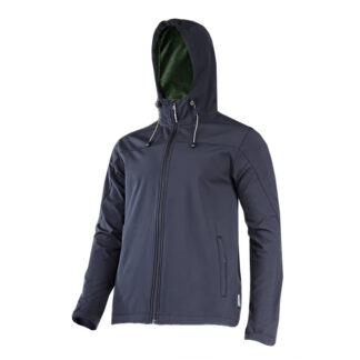 Jacheta elastica Lahti PRO L4093302, neagra, marimea M, cu gluga ajustabila, membrana TPU si buzunare cu fermoar