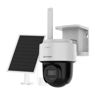 Camera PT 4G 4MP cu panou solar, lentila 4mm, IR 30m, WL 30m, Audio, IP66 - HIKVISION DS-2CFSP4-4G-4mm [1]