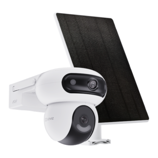 Camera IP PT Dual-Lens 4MP + panou solar 8W, Wi-Fi6&4G, Baterie 10.400 mAh, Audio, IR 35M - EZVIZ CS-HB90x/SP(4MP+4MP,W4GA) [1]
