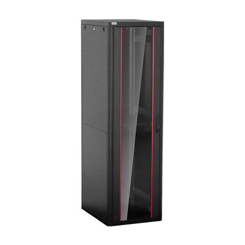 Rack de podea PRO SERIES 42U 19'' 600x800, capacitate 1000 kg, RAL 9005, asamblat ASY-42U-6080PRO - imagine 4