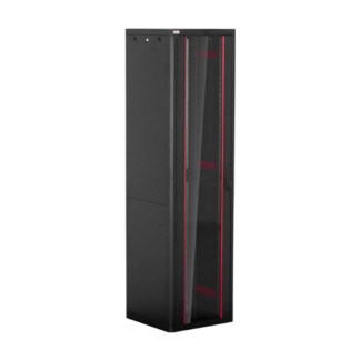 Rack de podea PRO SERIES 47U 19'' 600x600, capacitate 1000 kg, RAL 9005, asamblat ASY-47U-6060PRO [1]