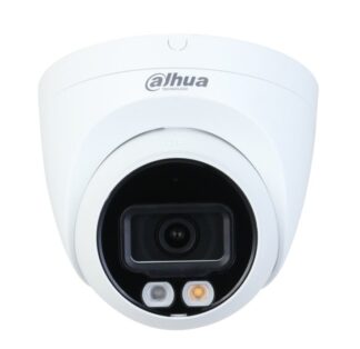 Camera IP exterior Dahua WizSense, 2MP, Smart Dual Light IR 30m si lumina calda 30m, lentila 2.8mm, microfon, PoE, IP67, microSD 256GB, IPC-HDW2249T-S-IL-0280B [1]