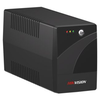 UPS backup Hikvision DS-UPS600-R, 600VA/360W, AVR, 2 prize Schuko, baterie 12V/7Ah, protectie supratensiune [1]