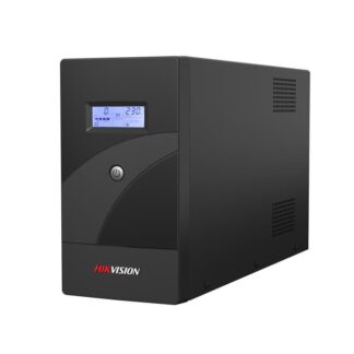 UPS backup Hikvision DS-UPS2000-R, 2000VA/1200W, AVR, 4 prize Schuko, USB, LCD, 2 baterii 12V/9Ah [1]