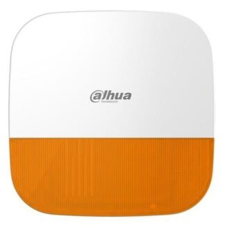 Sirena wireless de exterior Dahua, 868 MHz, 110 dB, alarma audio-vizuala, comunicare bidirectionala, 12V DC sau baterii, IP65, ARA13-W2(868)YELLOW [1]