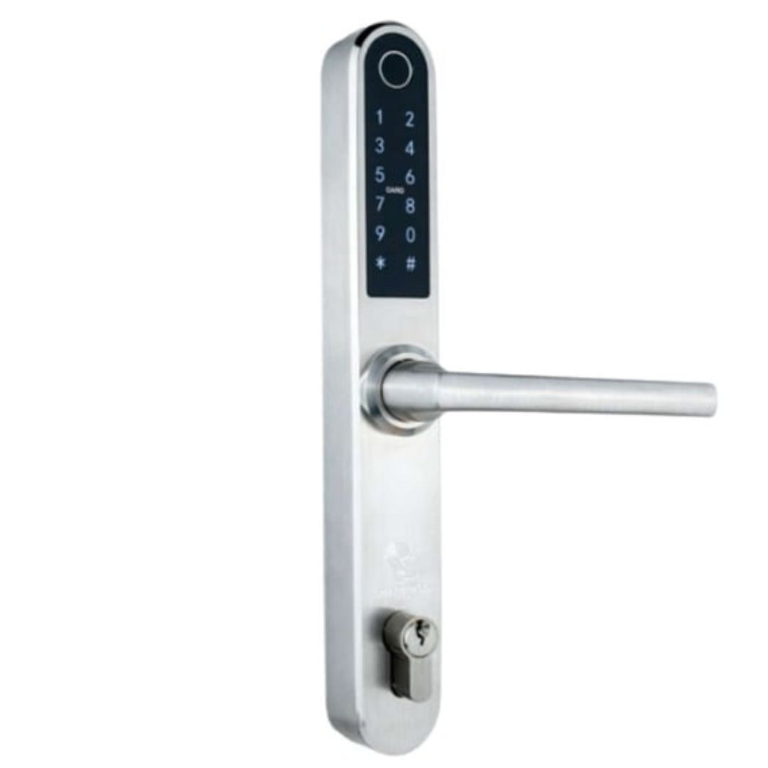 Yala smart SmartPass MONACO SILVER C92, amprenta, Bluetooth, WiFi, cod PIN, RFID, cheie, IP65  MONACO-1TT-SI-C92 [1]