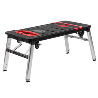Banc de lucru multifunctional PROLINE 7 in 1, 1390x590x780mm, sarcina 150/250kg, 3 prize, roti cu frana, 62001 [1]