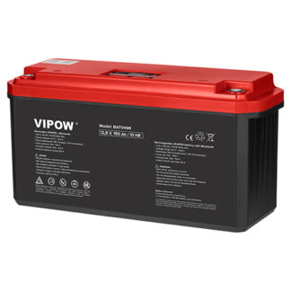 Acumulator LiFePO4 VIPOW, 12.8V, 150Ah, 1920Wh, Bluetooth, BMS, LCD, peste 3000 cicluri, BAT0498 [1]