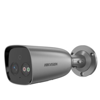 Camera detectie incendiu Hikvision HF-VR342, 4MP, detectie flacara si fum AI, IR 30m, lentila 4mm, microfon, difuzor, audio bidirectional, alarma, microSD 512GB, PoE, IP67 [1]