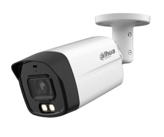 Camera analog bullet HDCVI Dahua, 8MP 4K, Smart Dual Light, IR 40m, lumina calda 40m, lentila 3.6mm, microfon, WDR 120dB, IP67, HAC-HFW1801TLMP-IL-A-0360B-S2 [1]