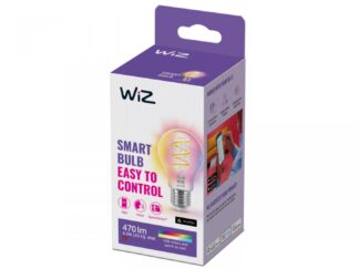 Bec LED inteligent WiZ Connected Filament, E27, A60, 6.3W, 470 lm, RGB, 2200-6500K, Wi-Fi, Bluetooth [1]