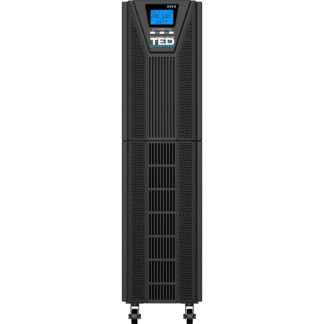 UPS online TED Electric, 6000VA/6000W, dubla conversie, sinus pur, transfer 0ms, 16x acumulatori 12V 7Ah, LCD, A0114964 [1]